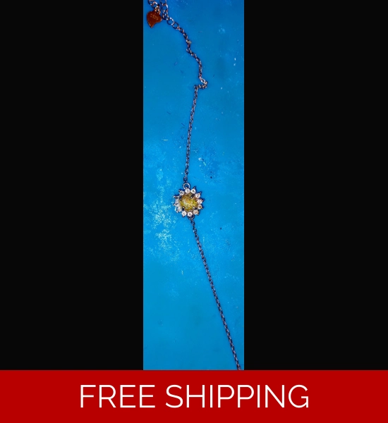 Bezel Bracelet Settings Halo Solid 925 Sterling Silver